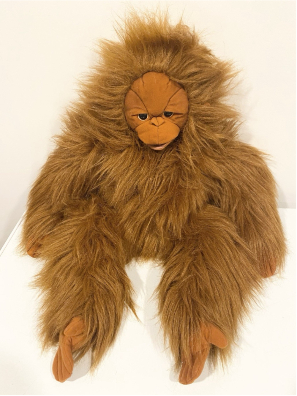 Folkmanis Orangutan Hand Puppet 27” Large Plush Stuffed Animal Monkey